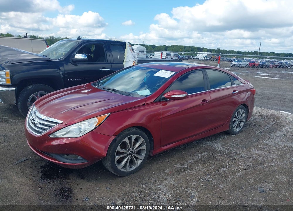 2014 HYUNDAI SONATA SE VIN: 5NPEC4AC8EH892442