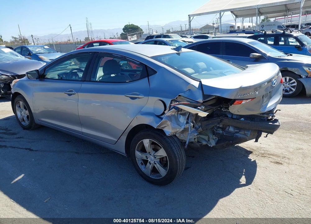 2013 HYUNDAI ELANTRA GLS VIN: KMHDH4AE5DU916923