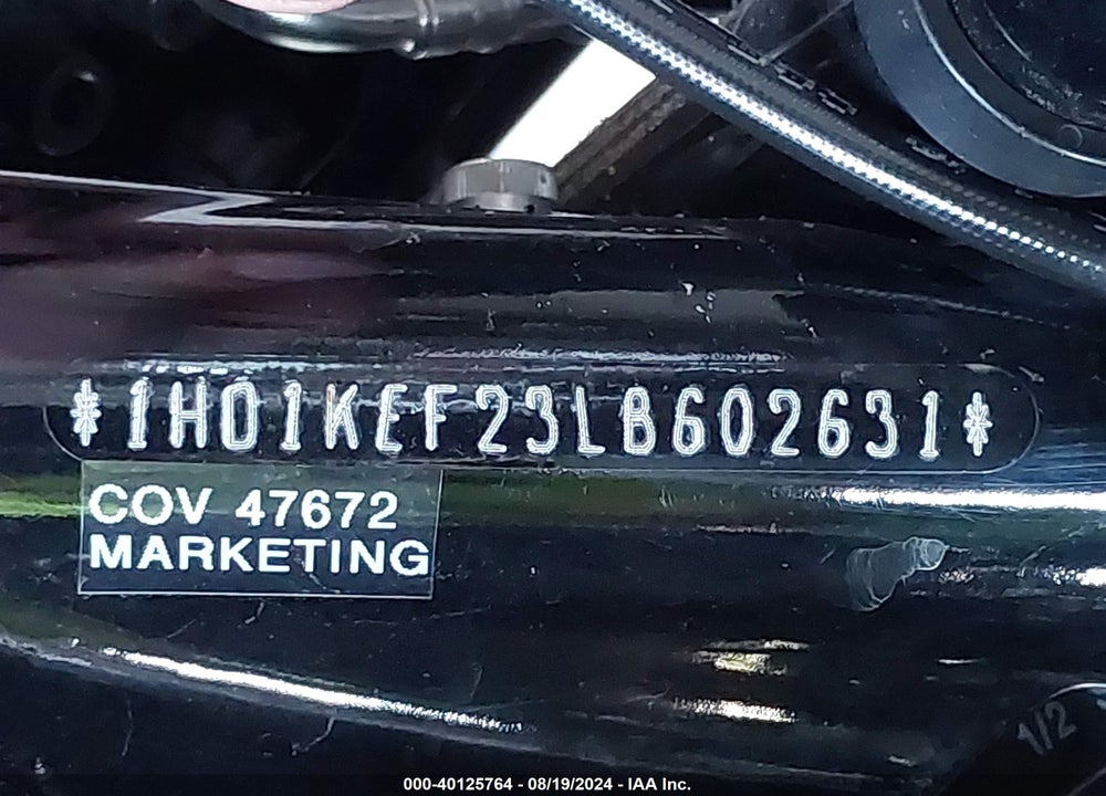 2020 HARLEY-DAVIDSON FLHTK VIN: 1HD1KEF23LB602631