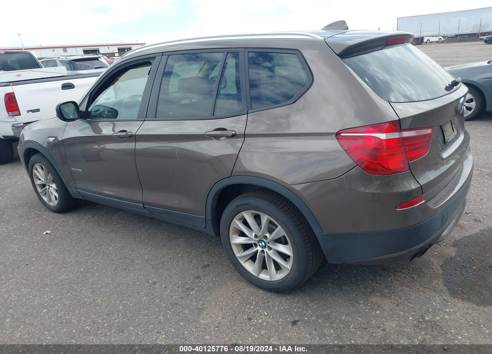2013 BMW X3 XDRIVE28I VIN: 5UXWX9C53D0A10367