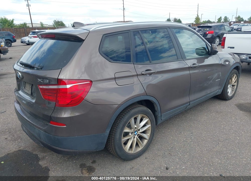 2013 BMW X3 XDRIVE28I VIN: 5UXWX9C53D0A10367