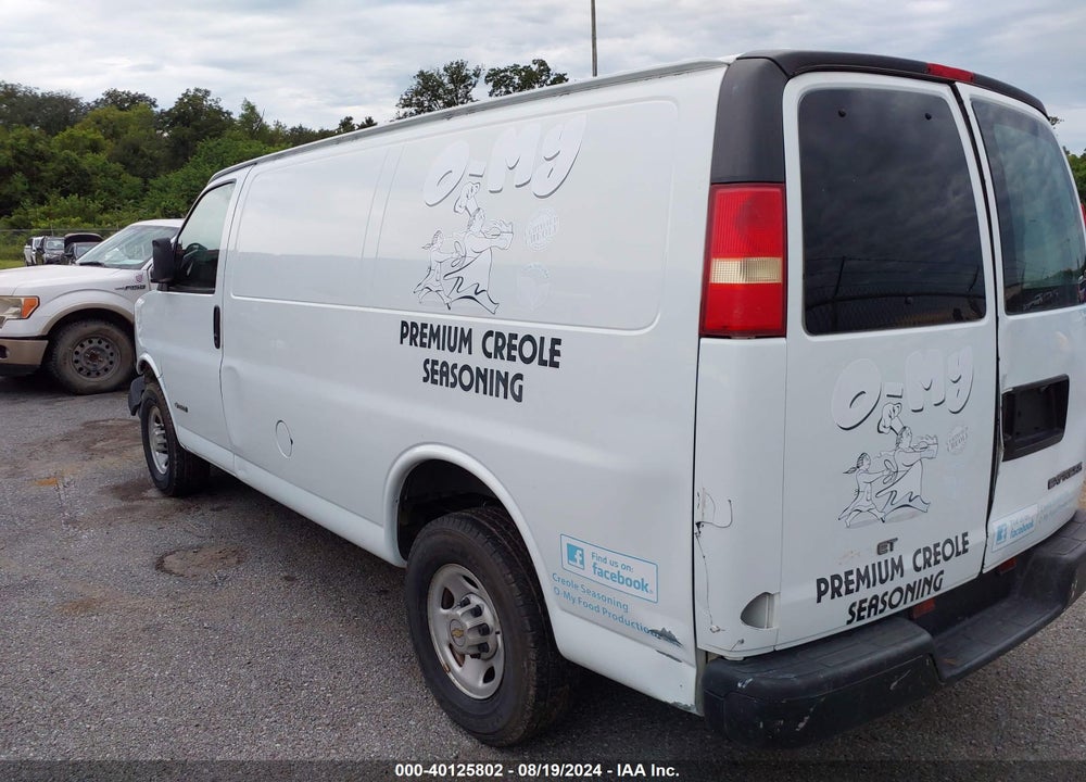 2005 CHEVROLET EXPRESS VIN: 1GCGG25V551209245