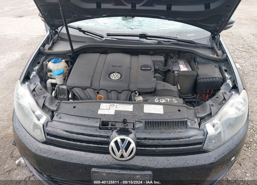 2012 VOLKSWAGEN GOLF 2.5L 4-DOOR VIN: WVWDB7AJXCW332508