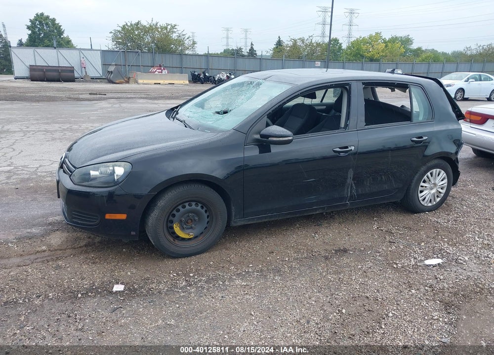2012 VOLKSWAGEN GOLF 2.5L 4-DOOR VIN: WVWDB7AJXCW332508