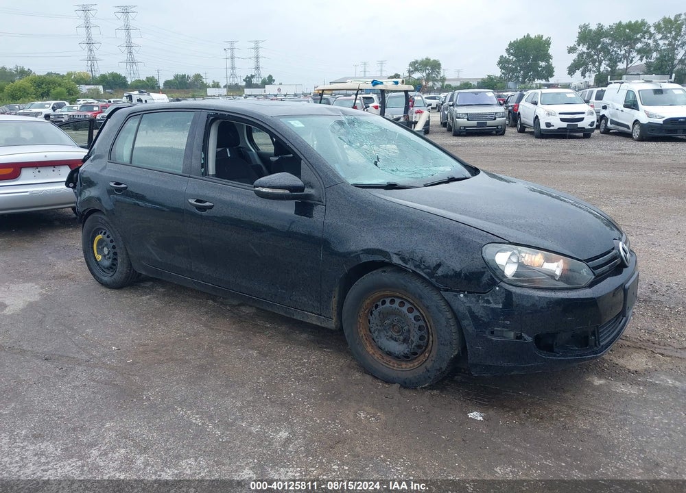 2012 VOLKSWAGEN GOLF 2.5L 4-DOOR VIN: WVWDB7AJXCW332508