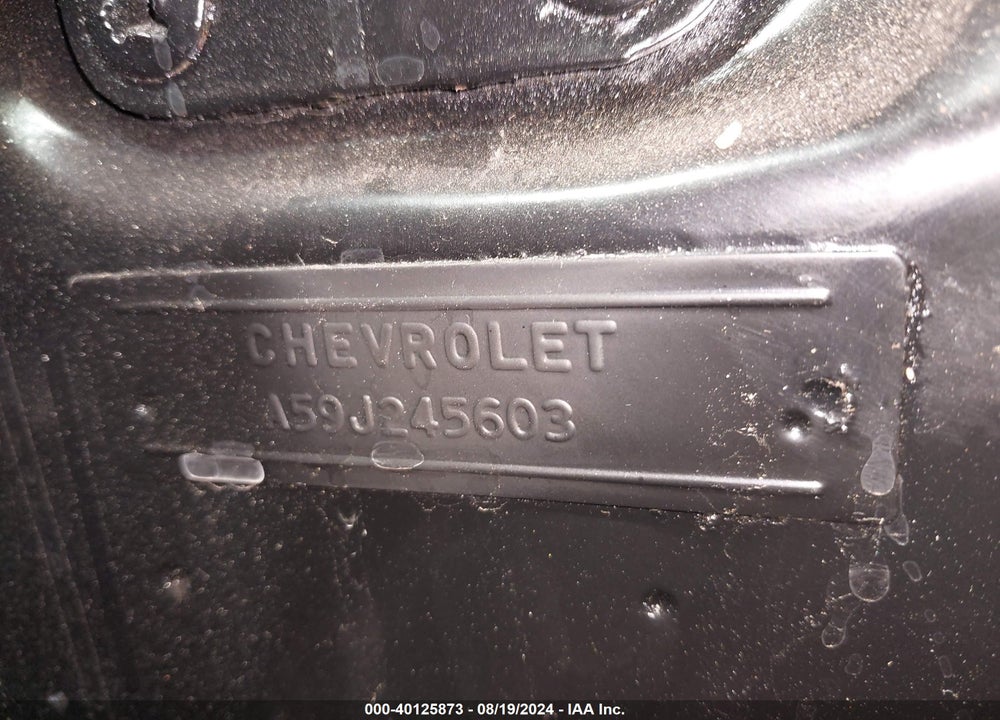 1959 CHEVROLET BISCAYNE VIN: A59J245603