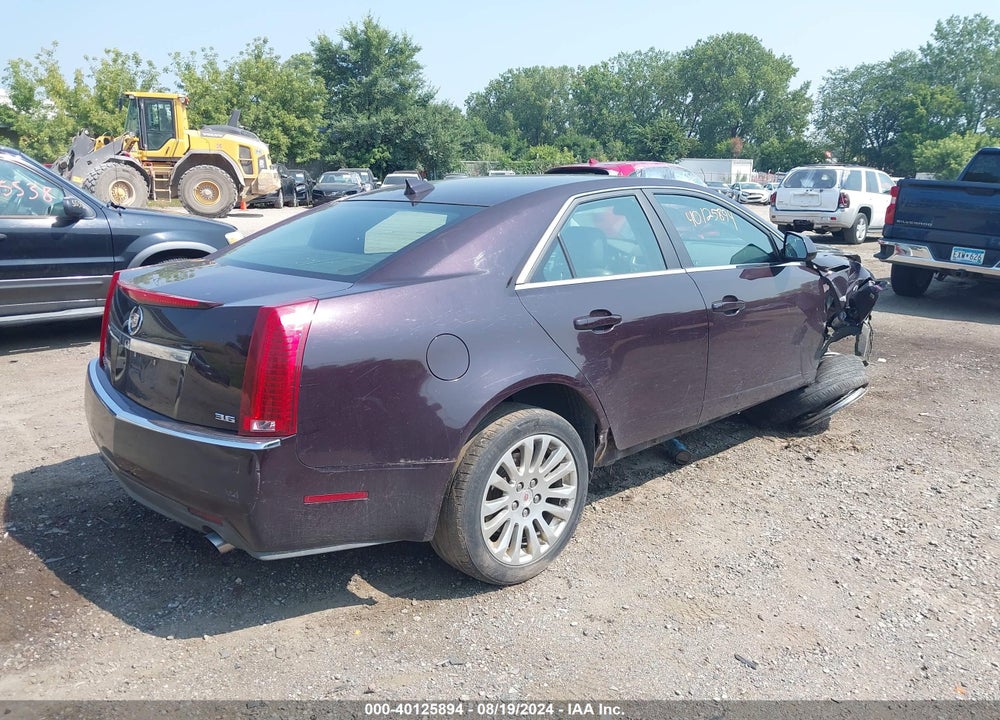 2010 CADILLAC CTS STANDARD VIN: 1G6DL5EV4A0124061