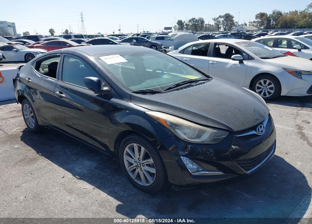 2016 HYUNDAI ELANTRA SE VIN: 5NPDH4AE6GH769532