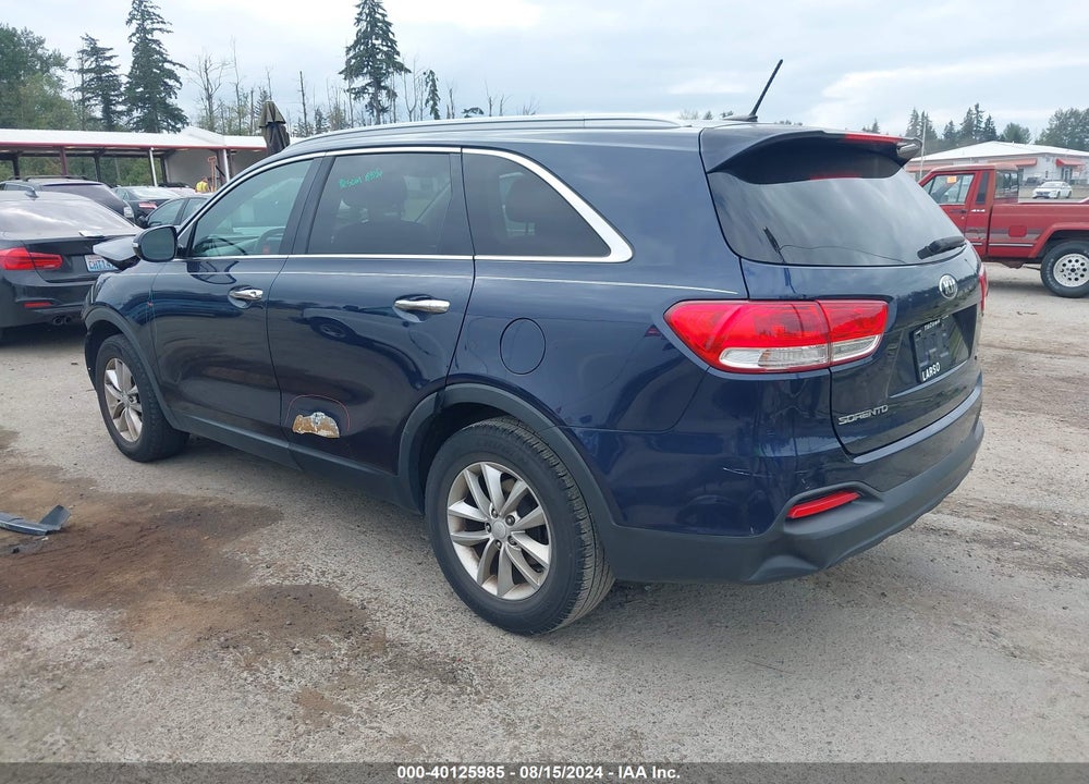 2016 KIA SORENTO 2.4L LX VIN: 5XYPG4A36GG083528