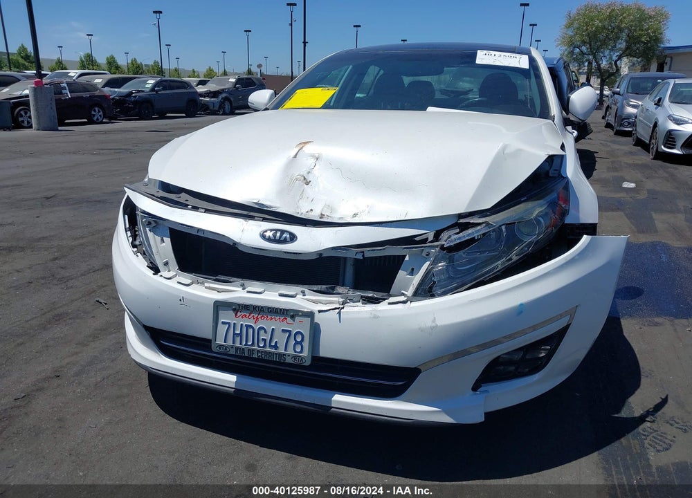 2015 KIA OPTIMA SXL TURBO VIN: 5XXGR4A64FG399095