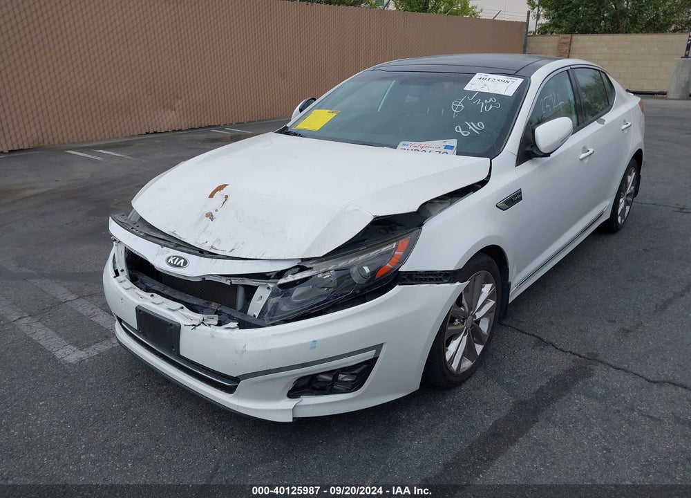 2015 KIA OPTIMA SXL TURBO VIN: 5XXGR4A64FG399095
