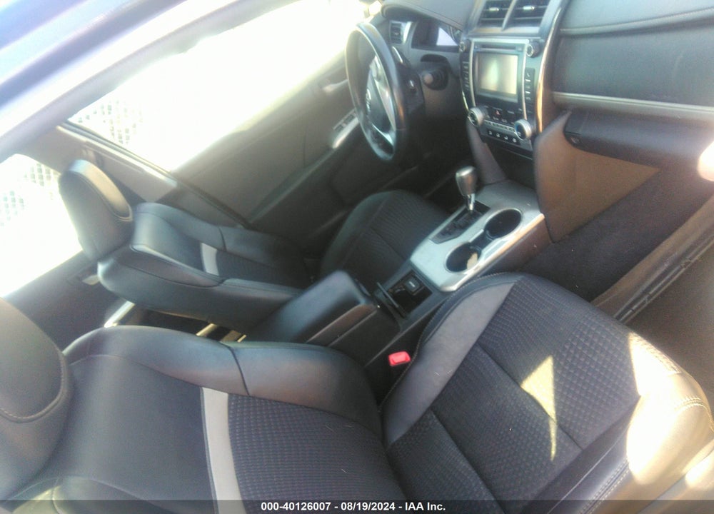 2012 TOYOTA CAMRY SE VIN: 4T1BF1FK7CU050702