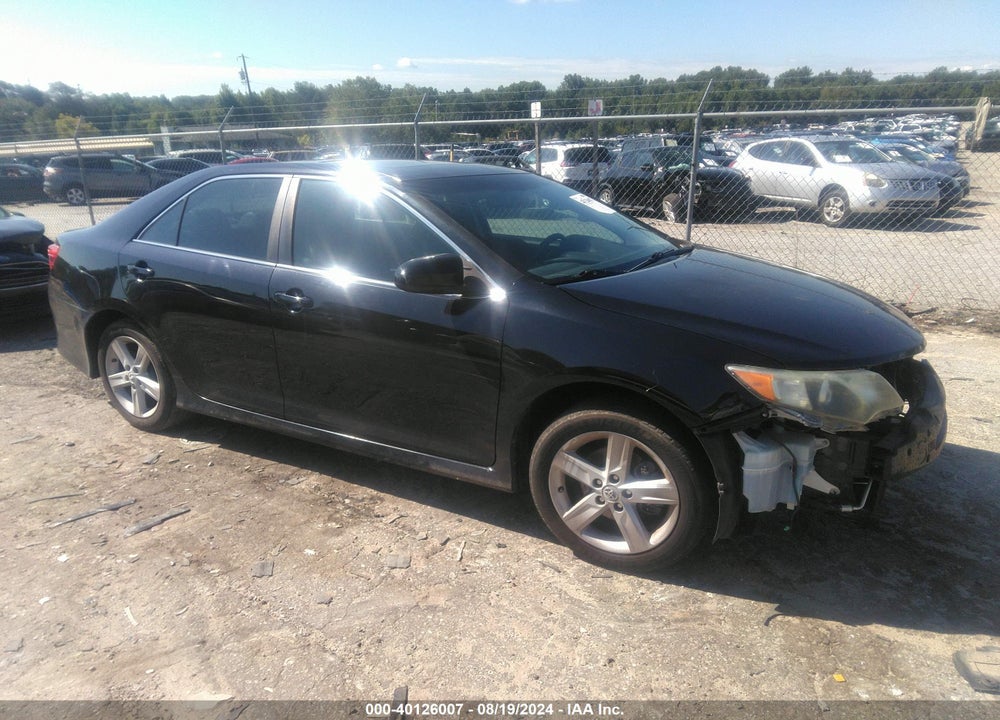 2012 TOYOTA CAMRY SE VIN: 4T1BF1FK7CU050702