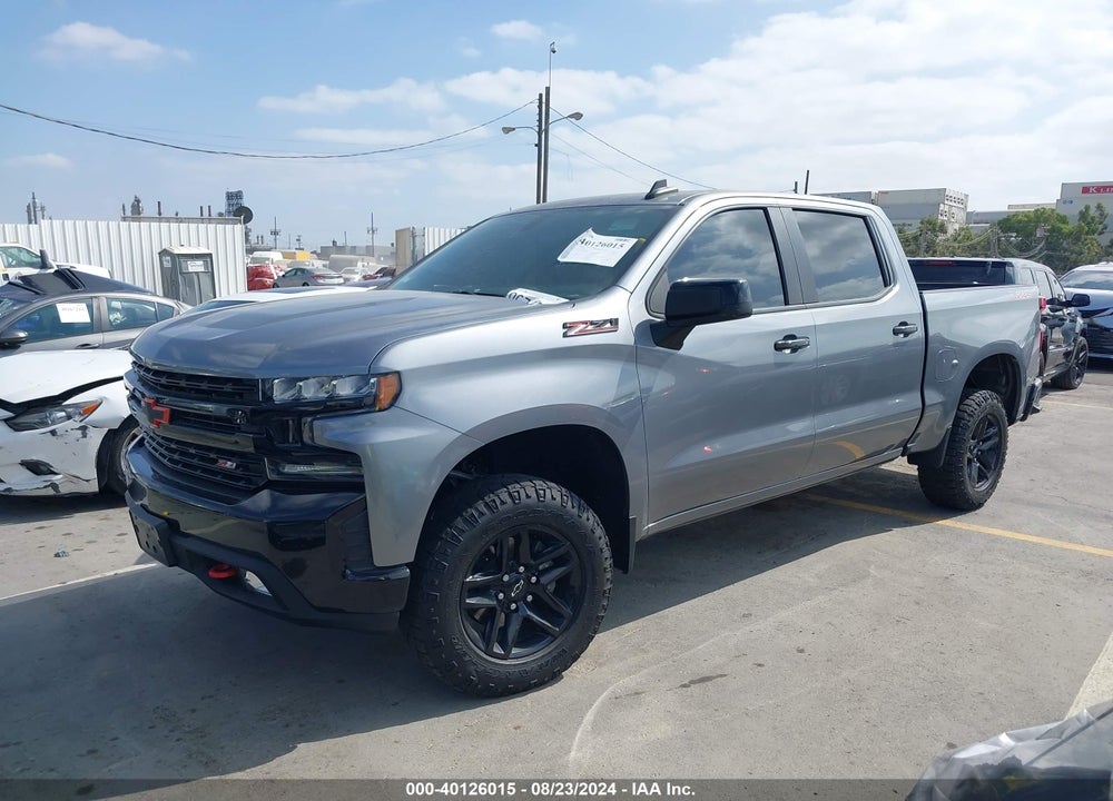 2021 CHEVROLET SILVERADO 1500 4WD SHORT BED LT TRAIL BOSS VIN: 1GCPYFEDXMZ255794