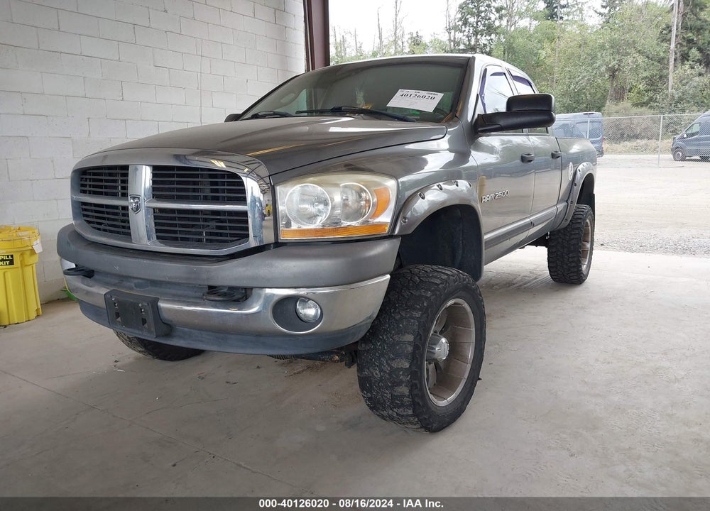 2006 DODGE RAM 2500 SLT/TRX4 OFF ROAD/SPORT/POWER WAGON VIN: 3D7KS28D26G130586
