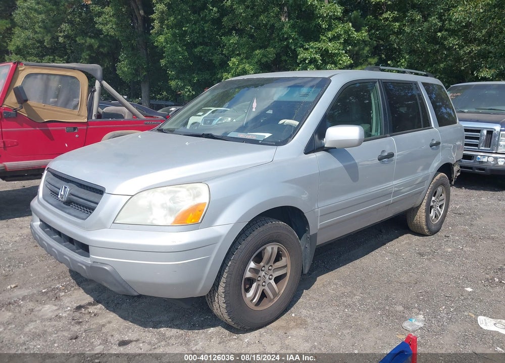 2005 HONDA PILOT EX-L VIN: 5FNYF185X5B018845