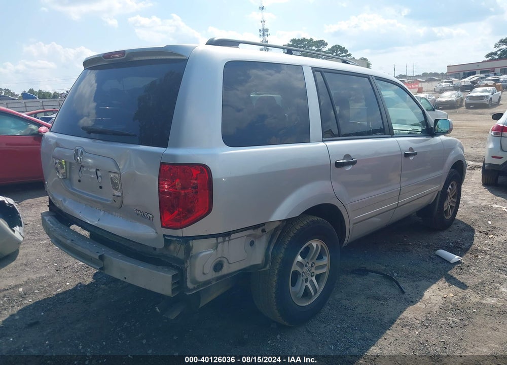 2005 HONDA PILOT EX-L VIN: 5FNYF185X5B018845