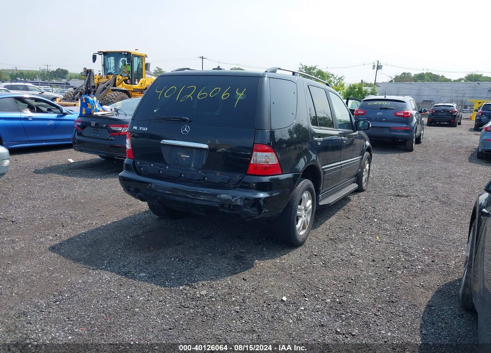 2005 MERCEDES-BENZ ML 350 4MATIC VIN: 4JGAB57E65A528880