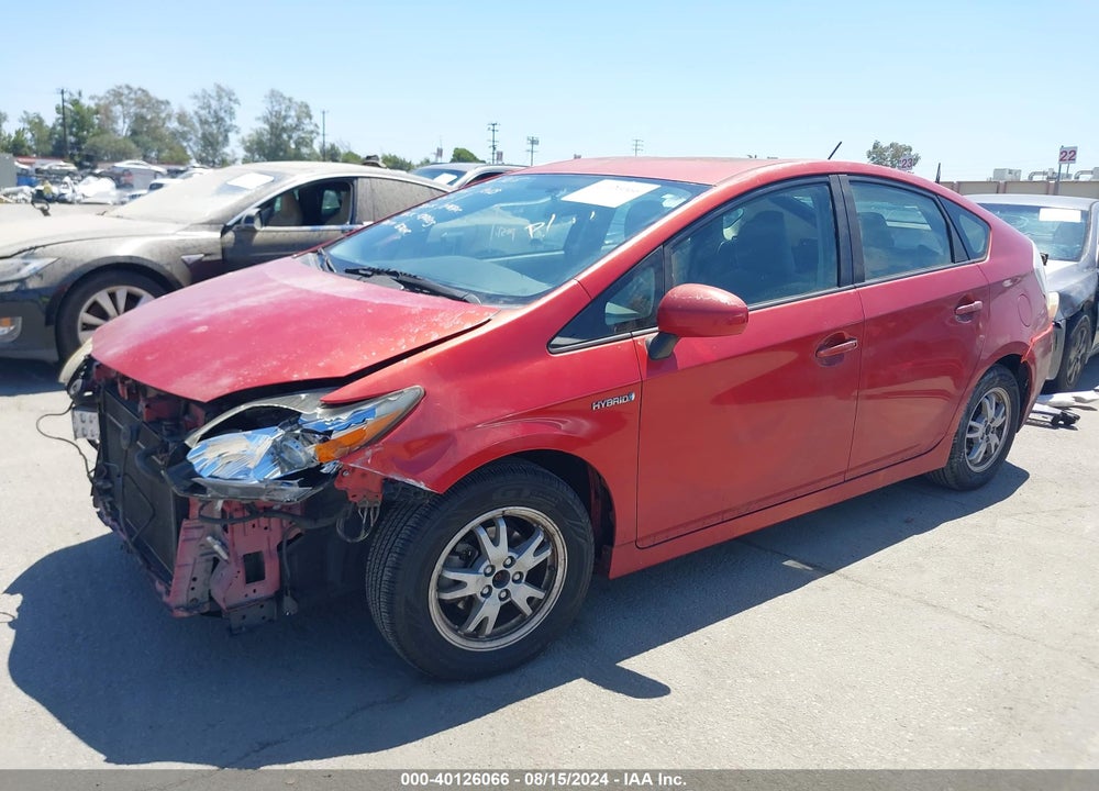 2010 TOYOTA PRIUS II VIN: JTDKN3DU2A5029108