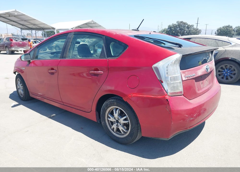 2010 TOYOTA PRIUS II VIN: JTDKN3DU2A5029108