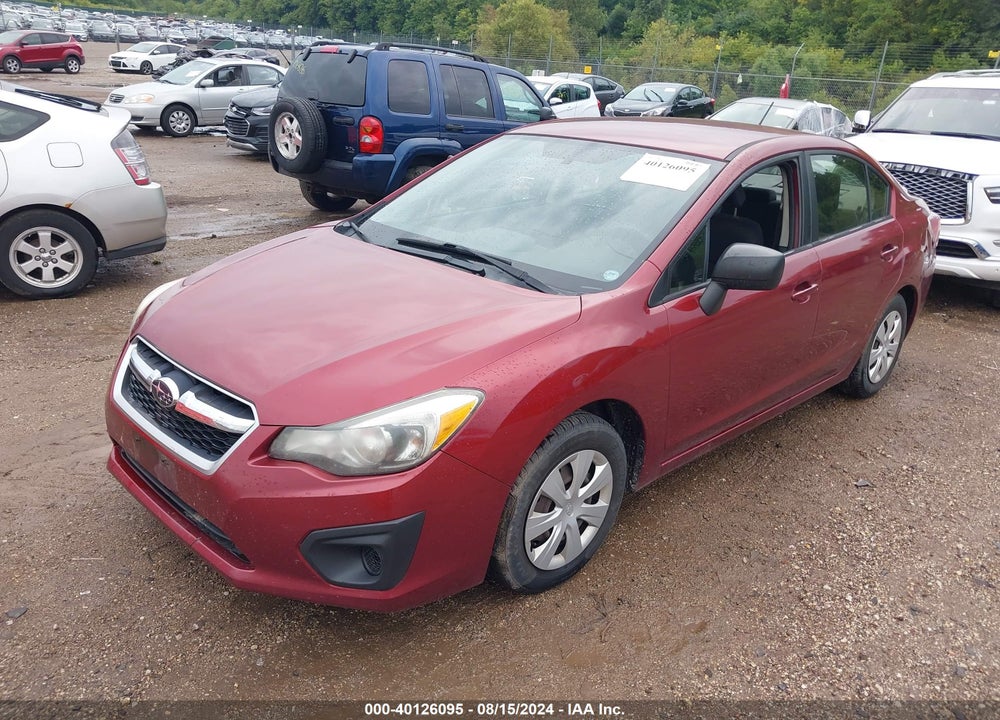 2012 SUBARU IMPREZA 2.0I VIN: JF1GJAA63CG029448