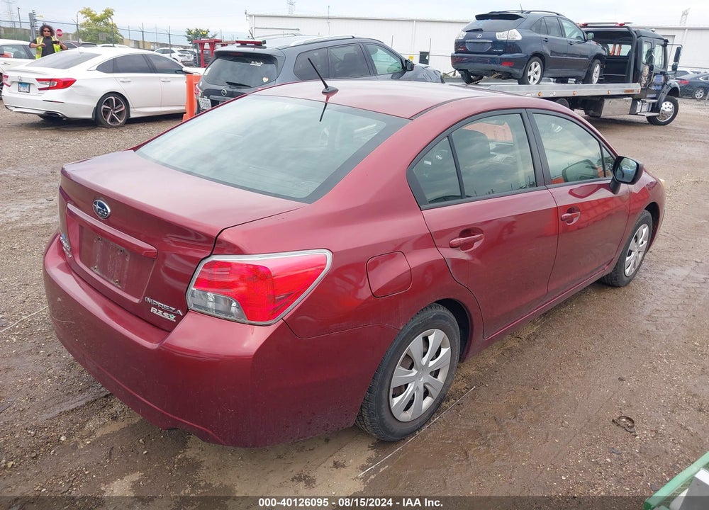 2012 SUBARU IMPREZA 2.0I VIN: JF1GJAA63CG029448