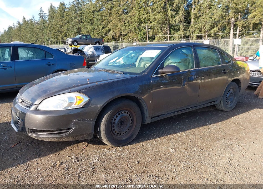 2008 CHEVROLET IMPALA VIN: 2G1WB58K981279304