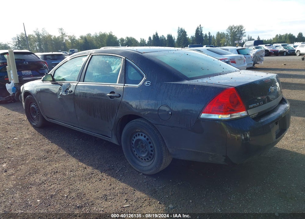 2008 CHEVROLET IMPALA VIN: 2G1WB58K981279304