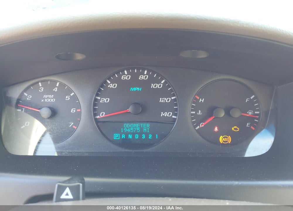 2008 CHEVROLET IMPALA VIN: 2G1WB58K981279304