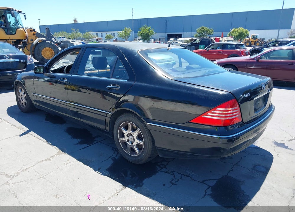2002 MERCEDES-BENZ S 430 VIN: WDBNG70JX2A239831