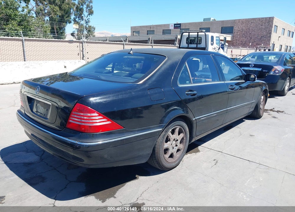 2002 MERCEDES-BENZ S 430 VIN: WDBNG70JX2A239831