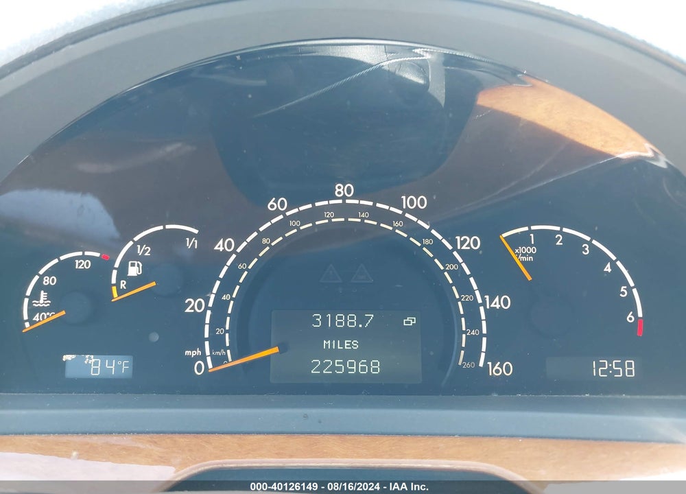 2002 MERCEDES-BENZ S 430 VIN: WDBNG70JX2A239831