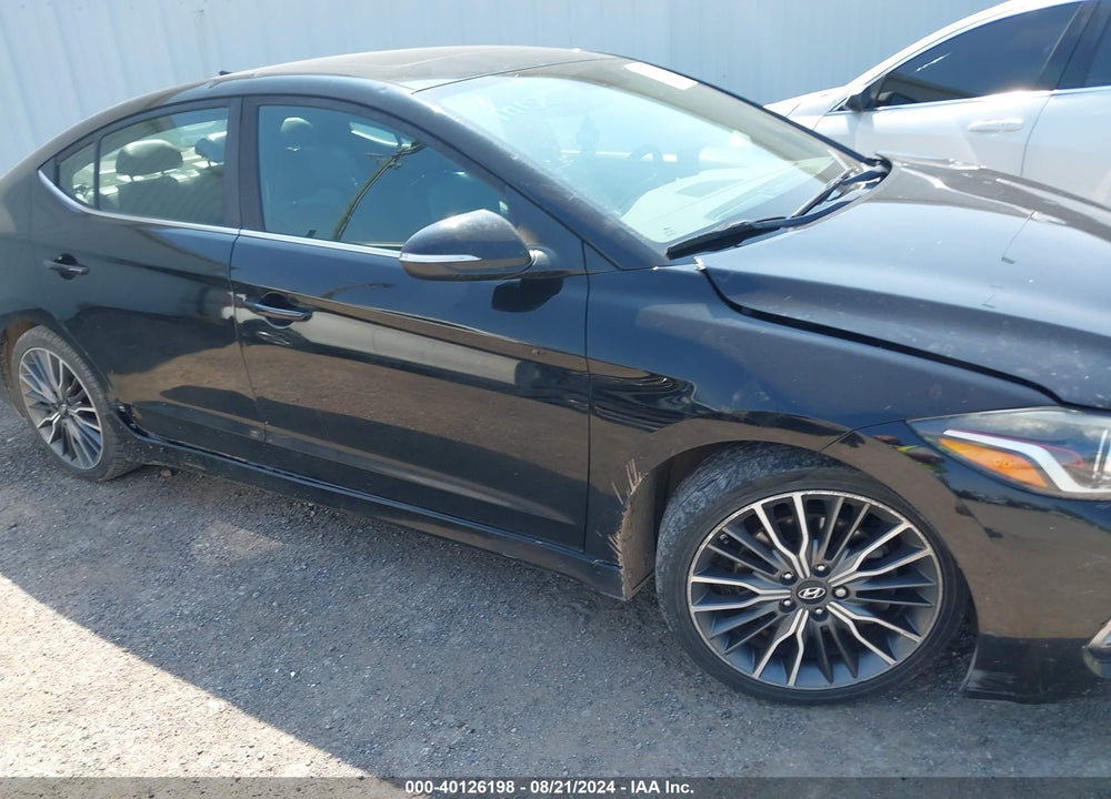 2018 HYUNDAI ELANTRA SPORT VIN: KMHD04LB1JU450154