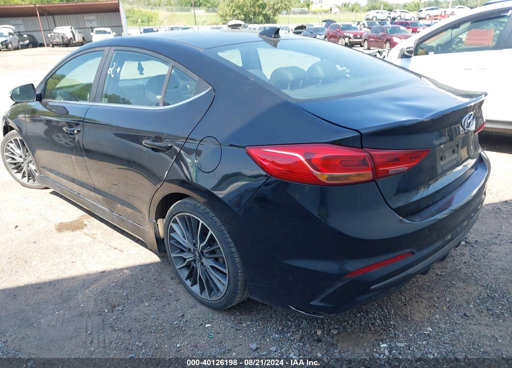 2018 HYUNDAI ELANTRA SPORT VIN: KMHD04LB1JU450154