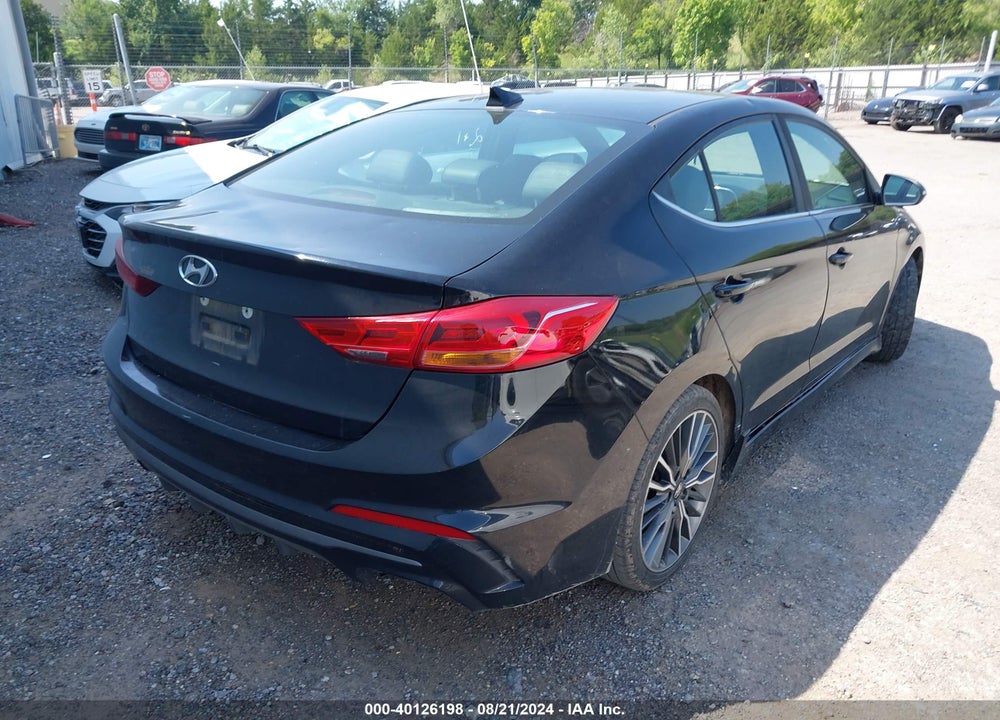 2018 HYUNDAI ELANTRA SPORT VIN: KMHD04LB1JU450154