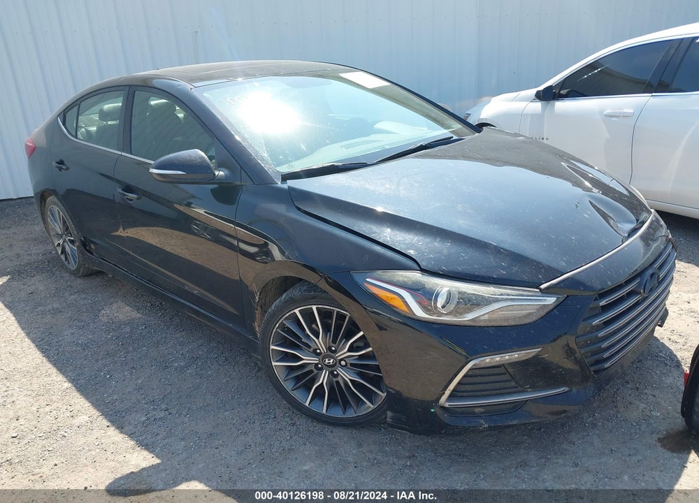2018 HYUNDAI ELANTRA SPORT VIN: KMHD04LB1JU450154