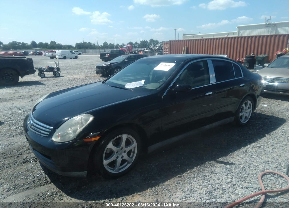 2003 INFINITI G35 LUXURY LEATHER VIN: JNKCV51E13M018833
