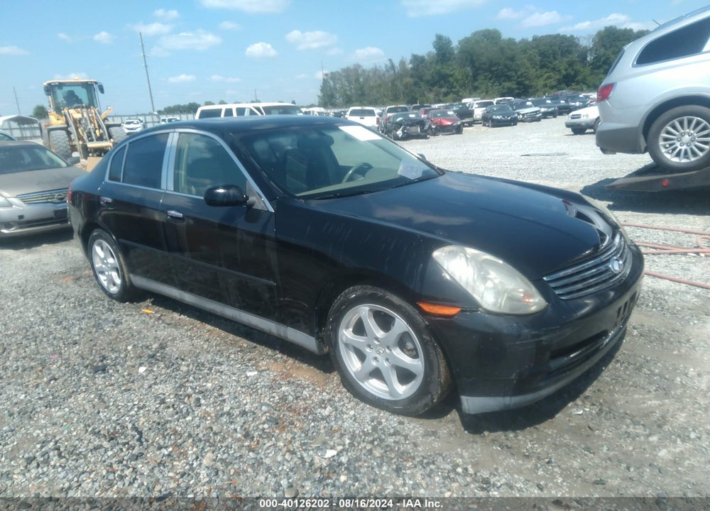 2003 INFINITI G35 LUXURY LEATHER VIN: JNKCV51E13M018833