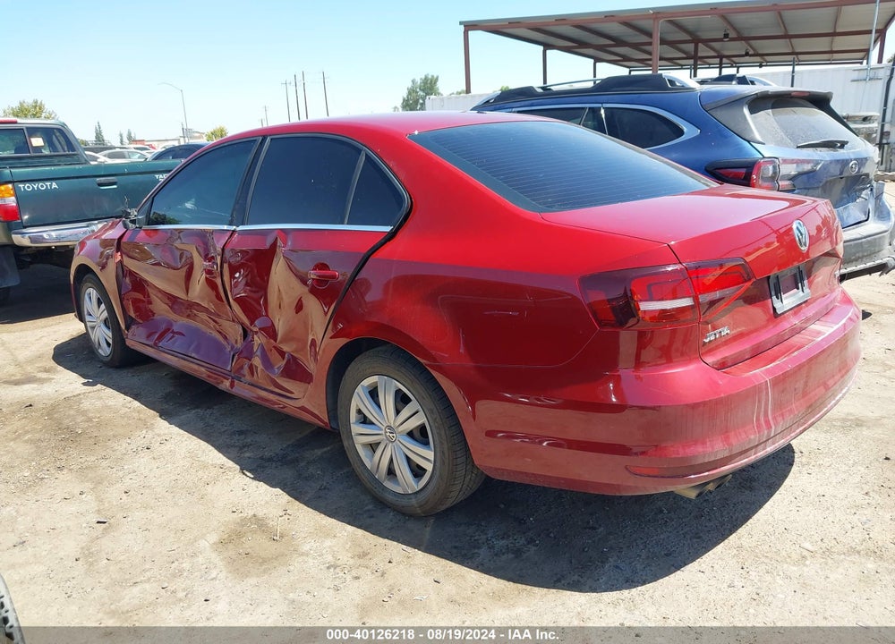 2017 VOLKSWAGEN JETTA 1.4T S VIN: 3VW2B7AJXHM280339