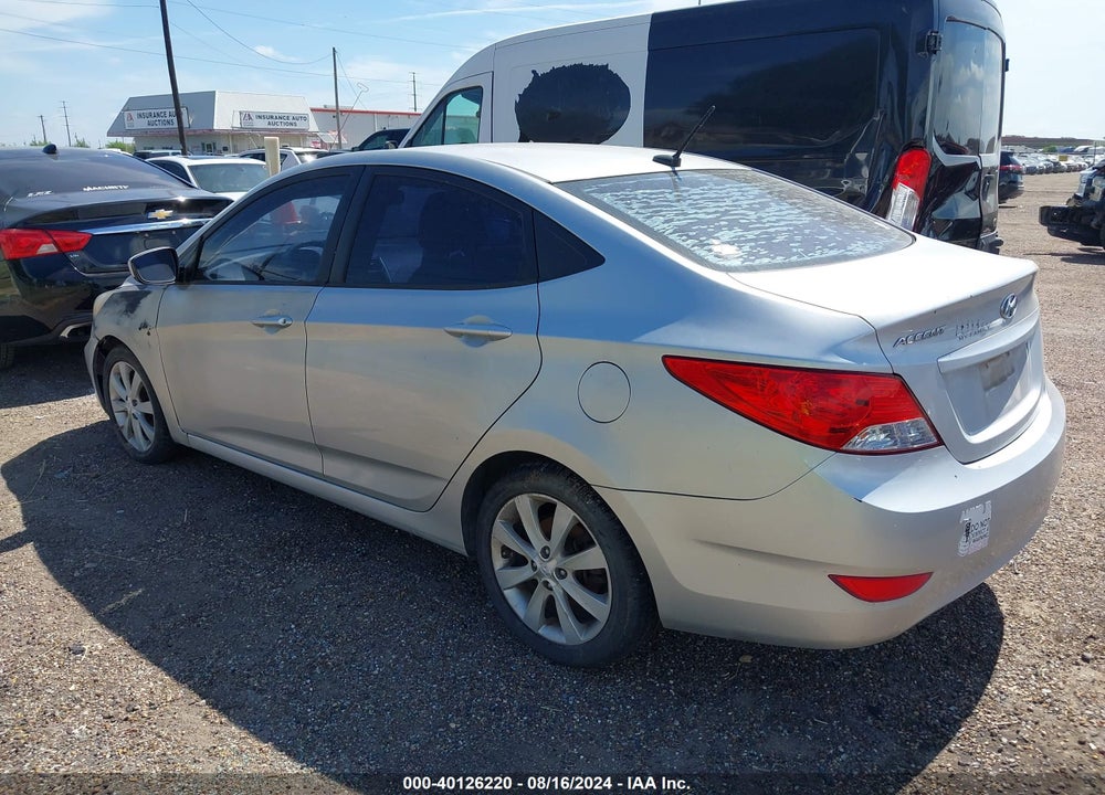 2012 HYUNDAI ACCENT GLS VIN: KMHCU4AE3CU053870