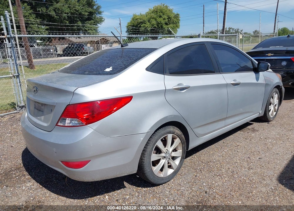 2012 HYUNDAI ACCENT GLS VIN: KMHCU4AE3CU053870