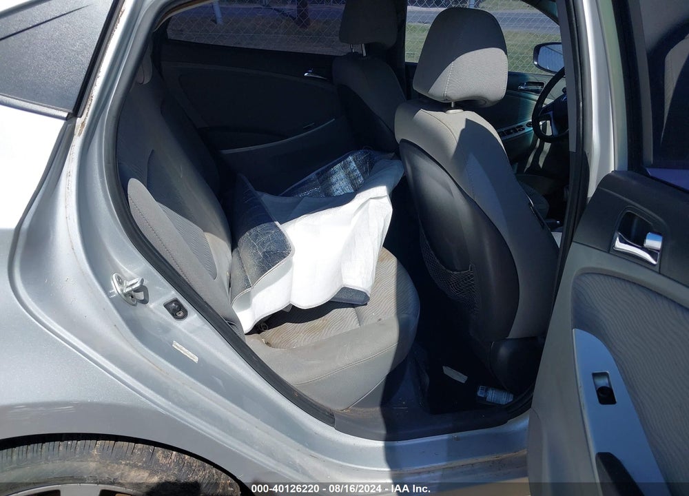 2012 HYUNDAI ACCENT GLS VIN: KMHCU4AE3CU053870