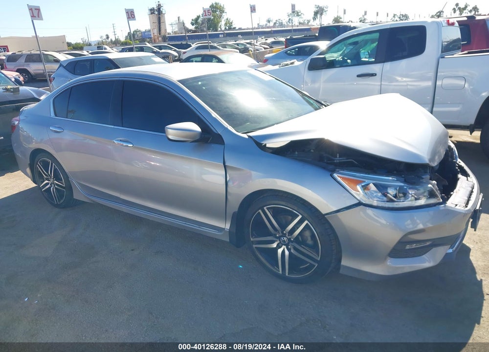 2017 HONDA ACCORD SPORT VIN: 1HGCR2F55HA261259