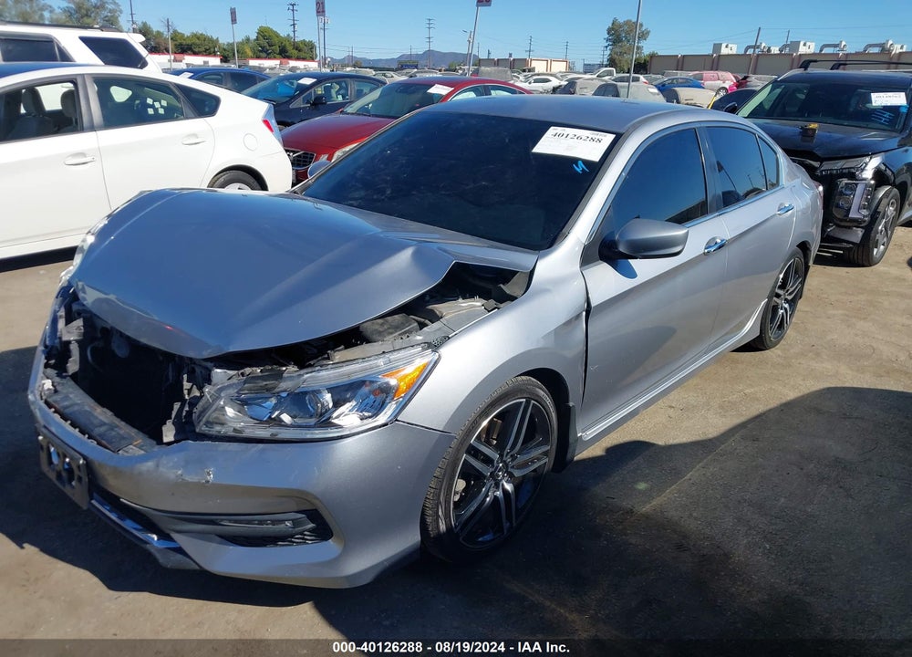 2017 HONDA ACCORD SPORT VIN: 1HGCR2F55HA261259