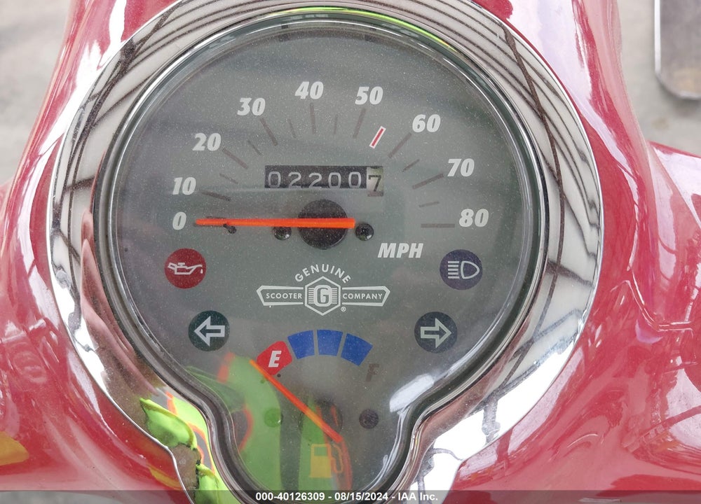 2020 GENUINE SCOOTER CO. BUDDY 50 VIN: RFVPAP5A2L1127441