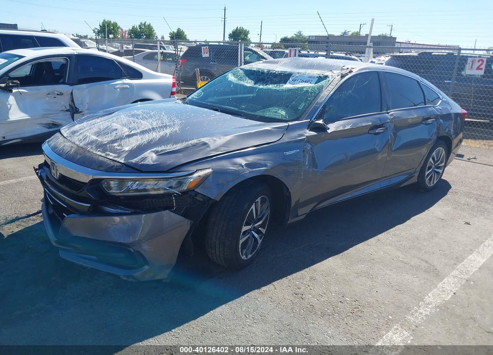2021 HONDA ACCORD HYBRID VIN: 1HGCV3F12MA018033