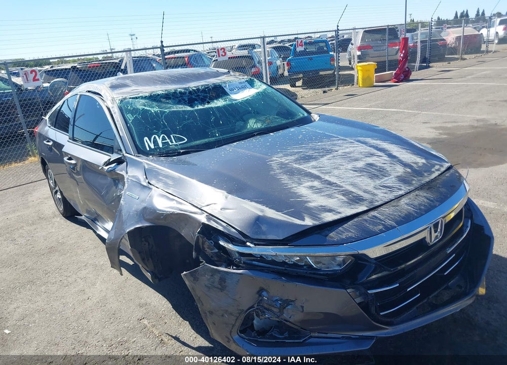 2021 HONDA ACCORD HYBRID VIN: 1HGCV3F12MA018033