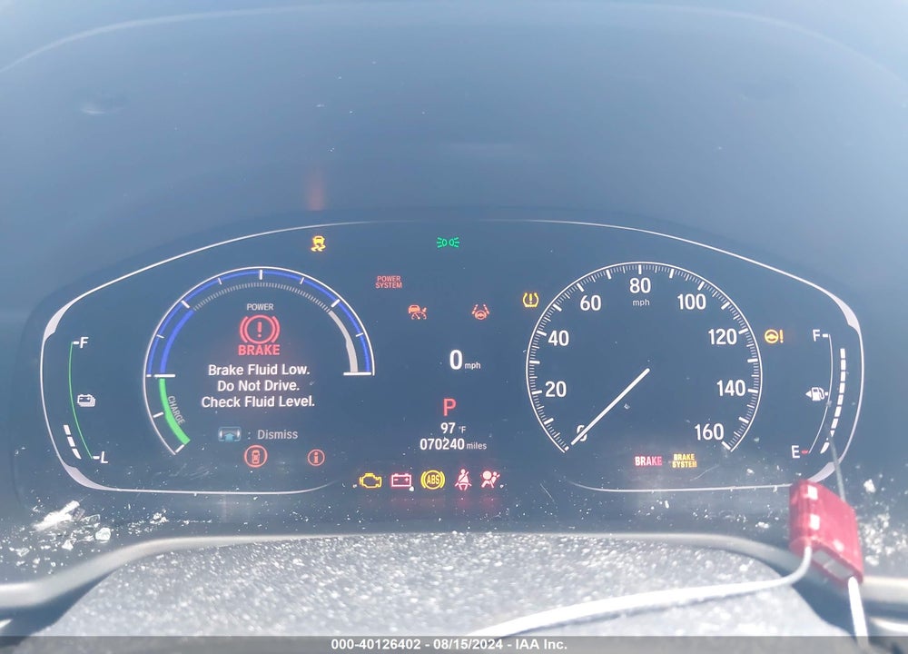 2021 HONDA ACCORD HYBRID VIN: 1HGCV3F12MA018033