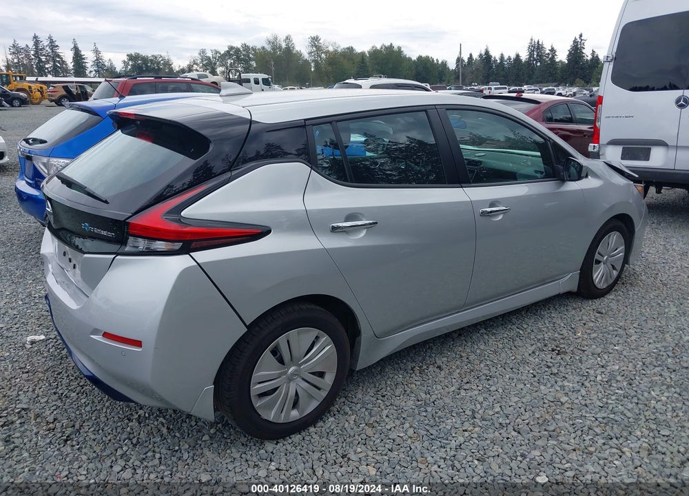 2021 NISSAN LEAF S 40 KWH VIN: 1N4AZ1BV9MC556357