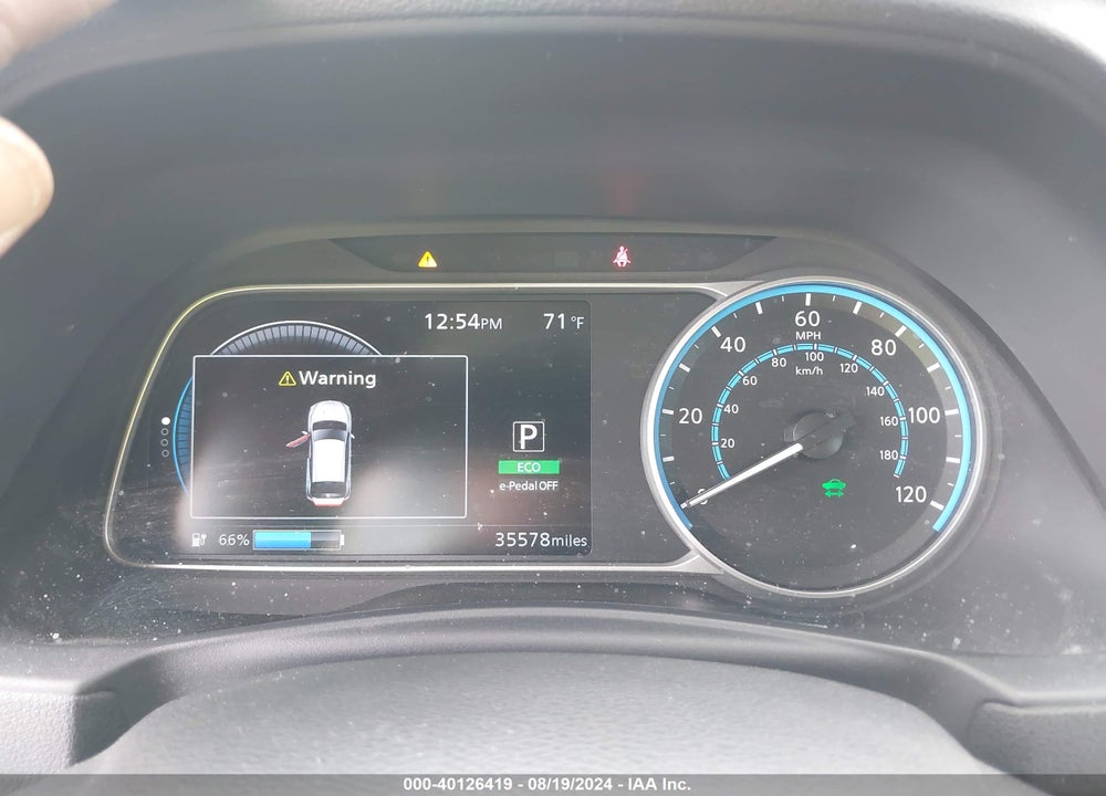 2021 NISSAN LEAF S 40 KWH VIN: 1N4AZ1BV9MC556357